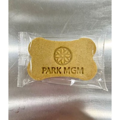 Custom Stamped Dog Biscuit Individually Wrapped